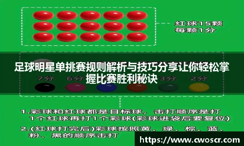 足球明星单挑赛规则解析与技巧分享让你轻松掌握比赛胜利秘诀